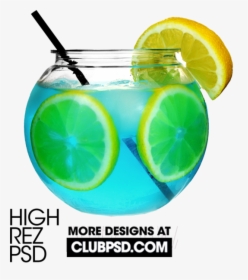 Plastic Fish Bowl For Cocktails, HD Png Download, Transparent PNG