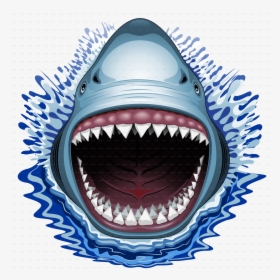 Jaw Drawing At Getdrawings - Shark Jeep Tire Cover, HD Png Download, Transparent PNG
