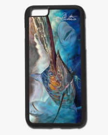 Iphone 6 Plus Blue Marlin Art Sharks - Smartphone, HD Png Download, Transparent PNG
