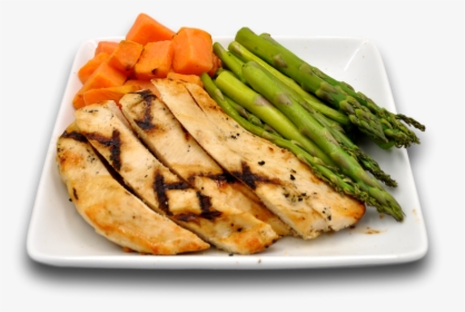 Grilled Chicken Asparagus Fit Plate      Data Rimg - Chicken Breast, HD Png Download, Transparent PNG