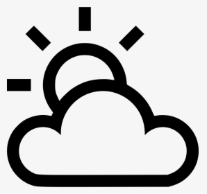 Partly Cloudy Sunny - Partly Cloudy Icon Png, Transparent Png, Transparent PNG