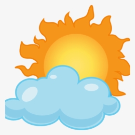Partly Cloudy Clipart History Sunny Transparent Png - Sunny Clipart, Png Download, Transparent PNG