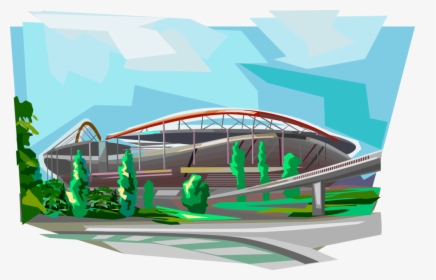 Vector Illustration Of Stadium Of Light Estádio Da - Estadio Da Luz Vetor, HD Png Download, Transparent PNG