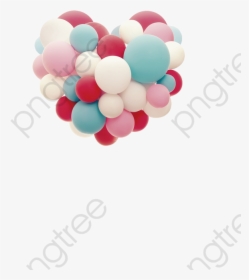Toy Balloon Heart - Birthday Balloons Image Hd Png, Transparent Png, Transparent PNG