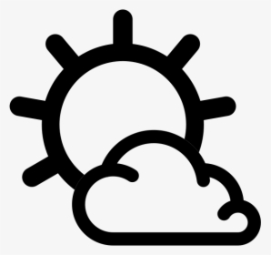 Simple Weather Icons2 Partly Cloudy - Weather Symbol Partly Cloudy, HD Png Download, Transparent PNG