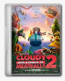 Cloudy With A Chance Of Meatballs - Cloudy With A Chance Of Meatballs 2 Poster 2013, HD Png Download, Transparent PNG