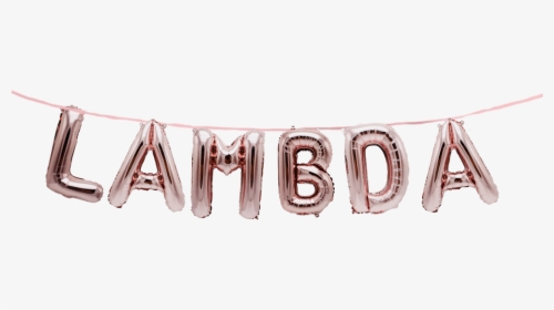 Lambda Greek Alphabet Balloon Banner Set Fraternity - Body Jewelry, HD Png Download, Transparent PNG