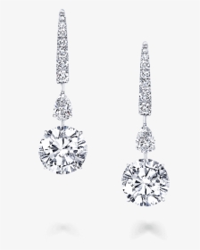 Graff Earrings Solitaire, HD Png Download, Transparent PNG
