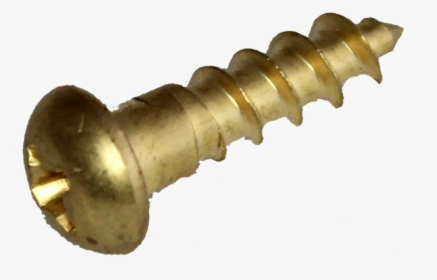 Wood Screw - Brass, HD Png Download, Transparent PNG