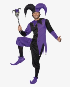 Black And Purple Jester Hat, HD Png Download, Transparent PNG