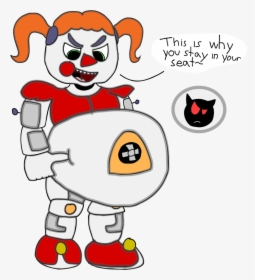 Obey The Baby By Undernom - Fnaf Sister Location Drawings, HD Png Download, Transparent PNG