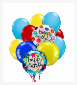 Deluxe Balloon Bouquet - Happy Birthday Balloons Bouquet, HD Png Download, Transparent PNG