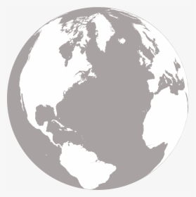 Earth Vector Png Download - Transparent White Globe Png, Png Download, Transparent PNG