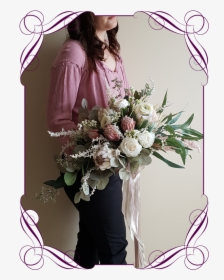 Silk Artificial Bridal Wedding Cascading Large Bouquet - Flower Bouquet, HD Png Download, Transparent PNG