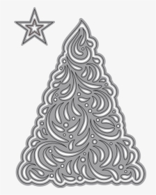 Elegant Christmas Tree , Png Download - Christmas Tree, Transparent Png, Transparent PNG