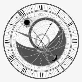 Drawing Steampunk Clock - Prague Astronomical Clock Tattoo, HD Png Download, Transparent PNG