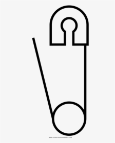 Safety Pin Coloring Page, HD Png Download, Transparent PNG