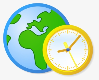Transparent Clock Vector Png - World Clock Clip Art, Png Download, Transparent PNG