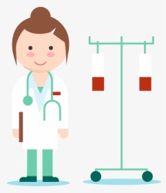 Patient Nursing Doctor Health Female Medicine Care - Physician Cartoon, HD Png Download, Transparent PNG