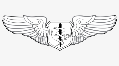 United States Air Force Flight Nurse Badge - Senior Enlisted Aircrew Wings, HD Png Download, Transparent PNG