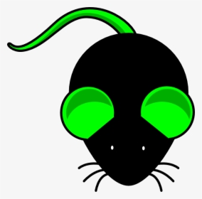 C57bl/6 With Green Ears Svg Clip Arts - Blue Mouse Clipart, HD Png Download, Transparent PNG