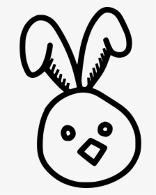 Chicken Bunny Ears Cute Chickling Rabbit, HD Png Download, Transparent PNG