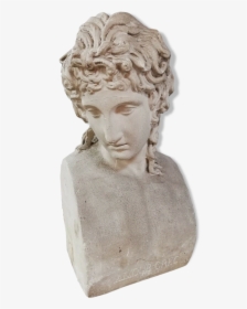 Ancient Statue Sculpture Bust Divinity Love Greek Deco - Buste Grec Antique Statue, HD Png Download, Transparent PNG