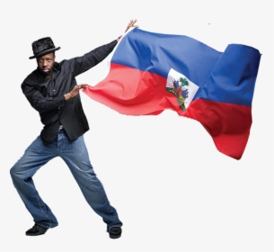 Wyclef Jean With Haitian Flag, HD Png Download, Transparent PNG