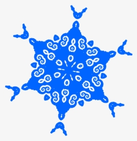 Free Vector Snowflake Kaleidoscope - Snowflake, HD Png Download, Transparent PNG