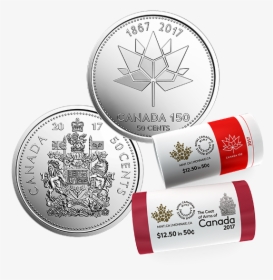 2017 Canadian 50 Cent Coin, HD Png Download, Transparent PNG