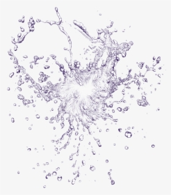Transparent Water Spray Png - Water Spray Droplets, Png Download, Transparent PNG