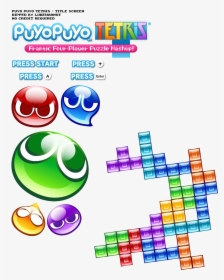 Title Screen - Puyo Puyo Tetris Steam, HD Png Download, Transparent PNG