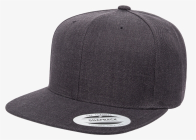 6089m Yupoong Hat Snapback Pro-style Wool Blend Cap - Yupoong 6089 Dark Heather, HD Png Download, Transparent PNG