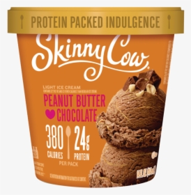 Peanut Butter Chocolate - Skinny Cow Ice Cream Tubs, HD Png Download, Transparent PNG