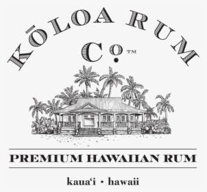 Koloarum Logo Black Nookina May2017 Cmyk-01 - Koloa Kaua I Rum Logo, HD Png Download, Transparent PNG