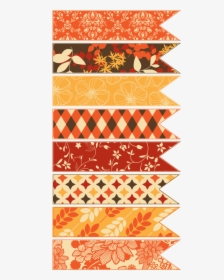 Solid Blank Ribbons - Fall Washi Tape Printable, HD Png Download, Transparent PNG