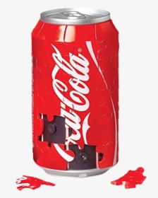 3-d Coke Can Puzzle - Coca Cola Puzzle Can, HD Png Download, Transparent PNG