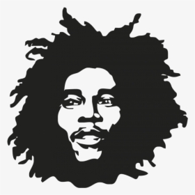 Bob Marley Silhouette Musician Drawing - Bob Marley, HD Png Download, Transparent PNG
