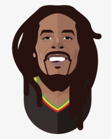 Bob Marley Pic Cartoon, HD Png Download, Transparent PNG