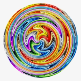 Colorful Paint Swirls Clip Arts - Circle, HD Png Download, Transparent PNG