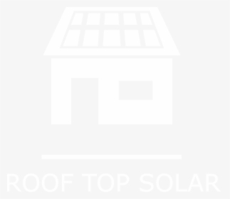 3000- Roof Top Solar Icon White - Solar Roof Icon White, HD Png Download, Transparent PNG