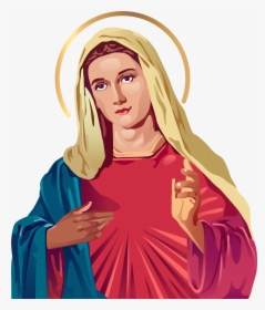 Blessed Virgin Mary Png Clip Art - Blessed Virgin Mary Png, Transparent Png, Transparent PNG