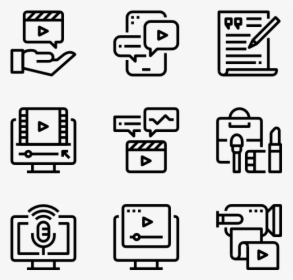 Video Production - Big Data Icon Free, HD Png Download, Transparent PNG