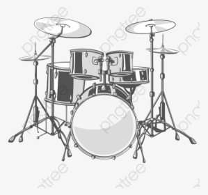 Drums, Music, Hand Painted Drums Png Transparent Image - Drums Illustration, Png Download, Transparent PNG
