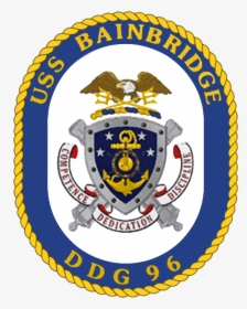 Uss Bainbridge Ddg-96 Crest - Uss San Diego (lpd-22), HD Png Download, Transparent PNG