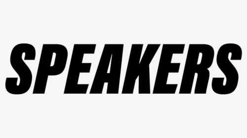 Speaker-02 - Black-and-white, HD Png Download, Transparent PNG
