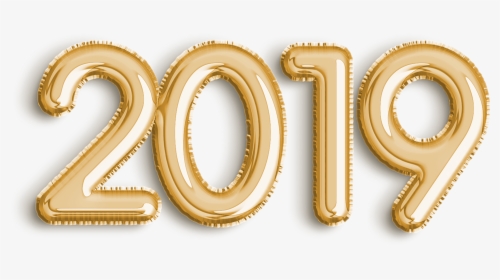 Happy New Year 2019 Png Gold, Transparent Png , Png, Png Download, Transparent PNG