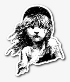 Les Miserables Cosette Drawing, HD Png Download, Transparent PNG