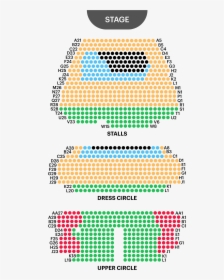 Queens Theatre Seating Map - Layout Wyndham's Theatre Seating Plan, HD Png Download, Transparent PNG