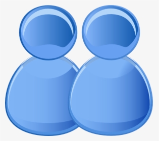 Two Users Icon Svg Clip Arts - Two Person Icon Blue, HD Png Download, Transparent PNG